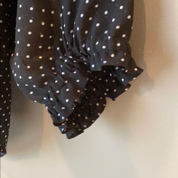 Chaps sheer long sleeve top - Picture 4 of 5